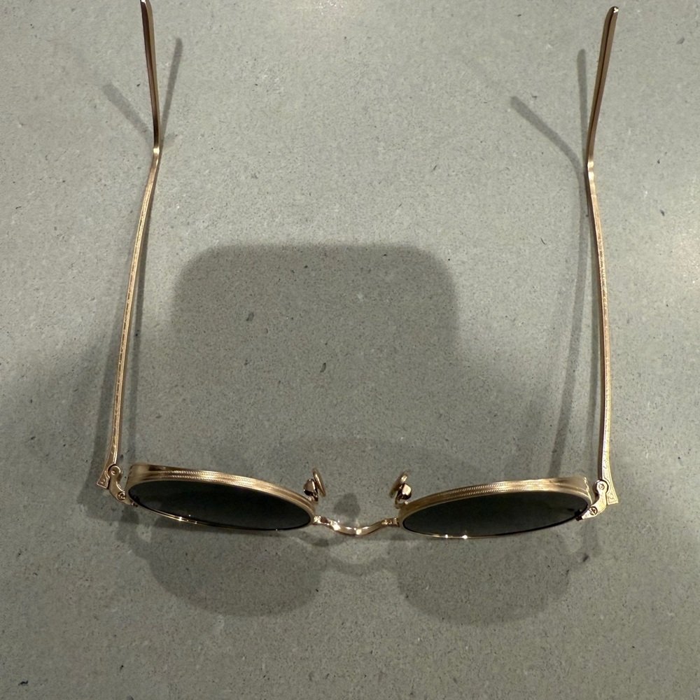 Like-New Matsuda Gold Frame Round Sunglasses - Picture 4 of 10